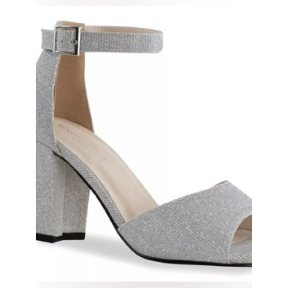 Benjamin Walk Size 9 Sparkle Shoes Heels Open Toe
